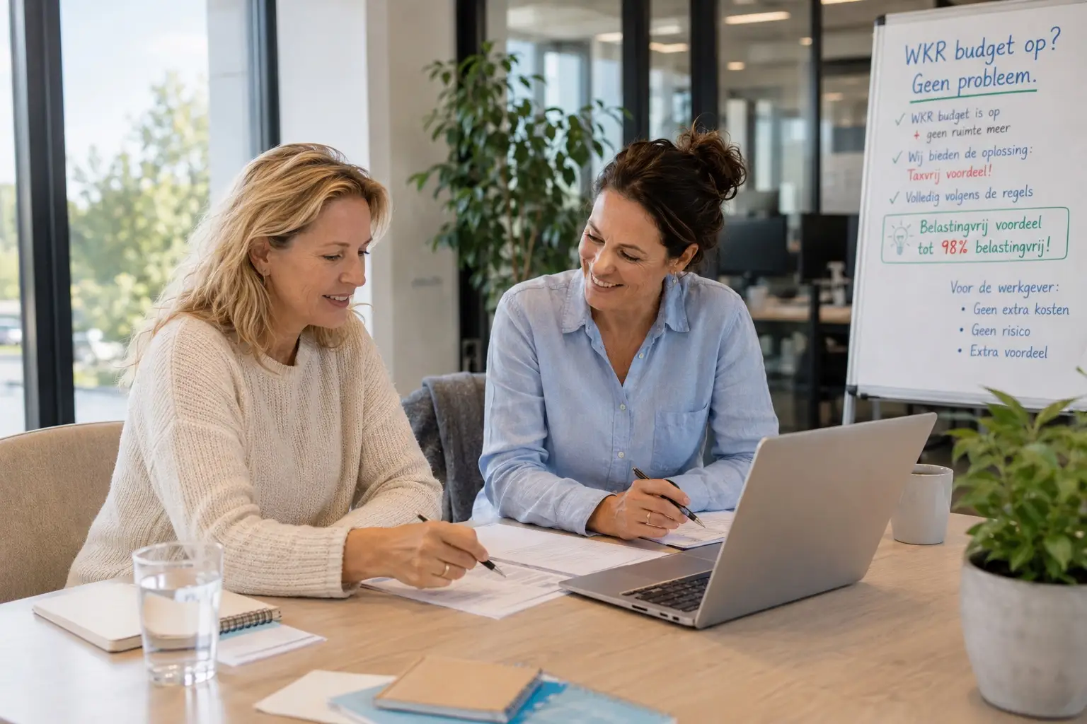 Werkgever bespreekt Taxvrij