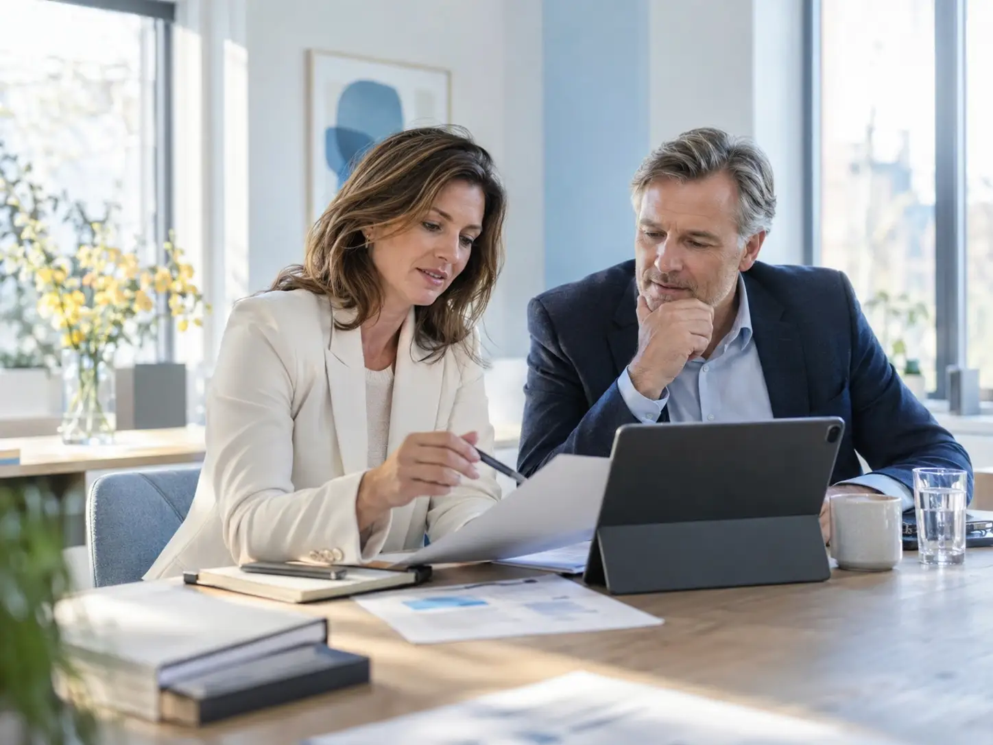 Adviseur en werkgever bespreken Taxvrij